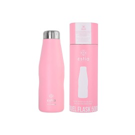 Estia Ανοξείδωτος Θερμός Travel Flask Save The Aegean 500ml Baby Pink 01-7812